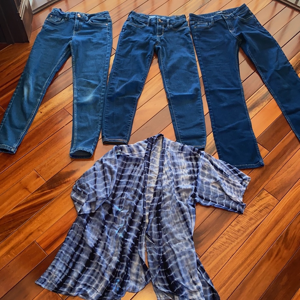 Set of jeans and Cardigan